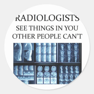 RADIOLOGisT-radiologie Ronde Sticker
