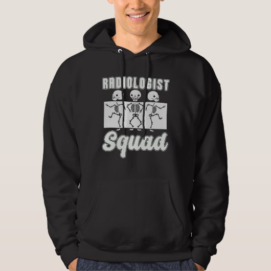 Radiologist Squad Radiologie Röntgenstraal Technis Hoodie (Voorkant)