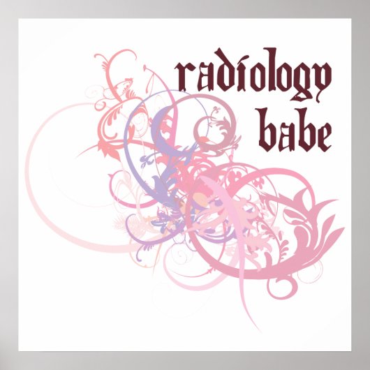 Radiology Babe Poster (Voorkant)