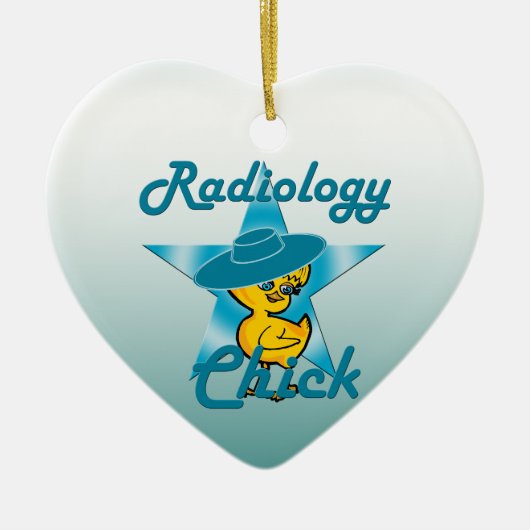 Radiology Chick #7 Keramisch Ornament (Voorkant)