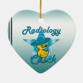 Radiology Chick #7 Keramisch Ornament (Achterkant)