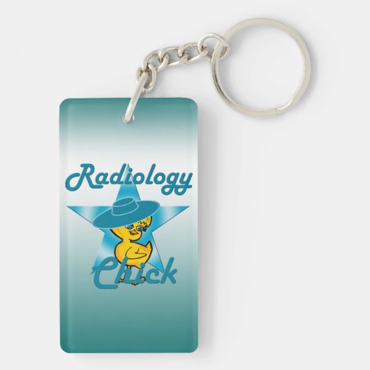 Radiology Chick #7 Sleutelhanger (achterkant)