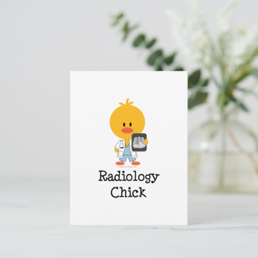 Radiology Chick Briefkaart
 Briefkaart (Staand voorkant)