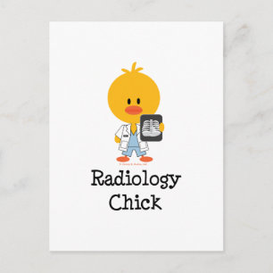 Radiology Chick Briefkaart
 Briefkaart