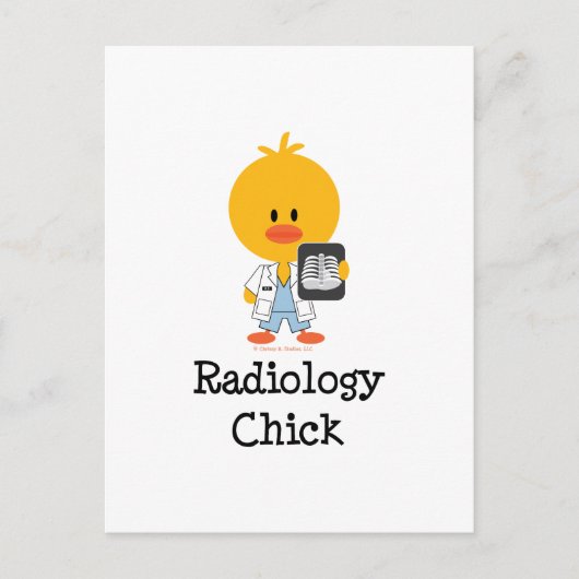 Radiology Chick Briefkaart
Briefkaart (Voorkant)