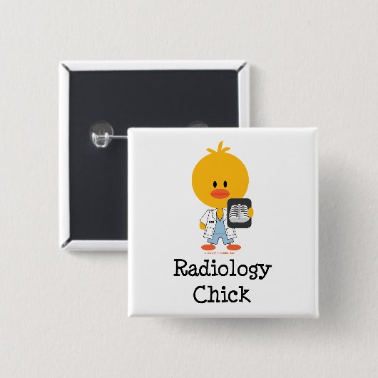 Radiology Chick Button (Voorkant /achterkant)