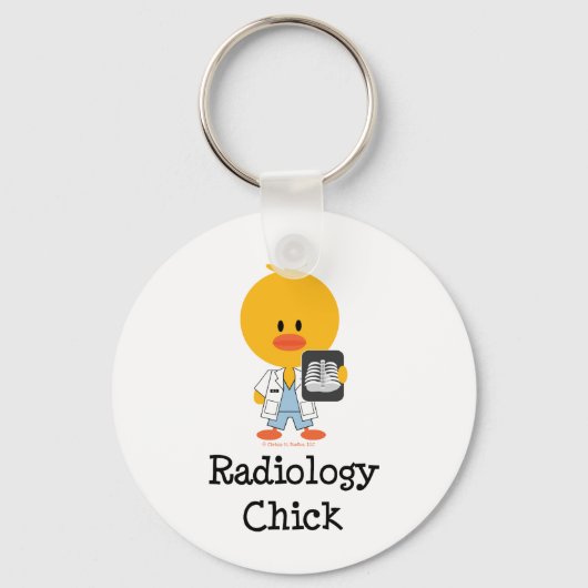 Radiology Chick Sleutelhanger (Voorkant)