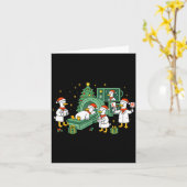 Radiology Funny Goose Ct Scan Christmas Xray Nurse Kaart (Gele Bloem)
