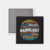 Radiology Funny Rad Tech Week Appreciation Radiolo Magneet (Voorkant / Achterkant)