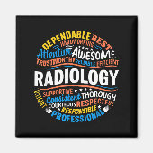 Radiology Funny Rad Tech Week Appreciation Radiolo Magneet (Voorkant)