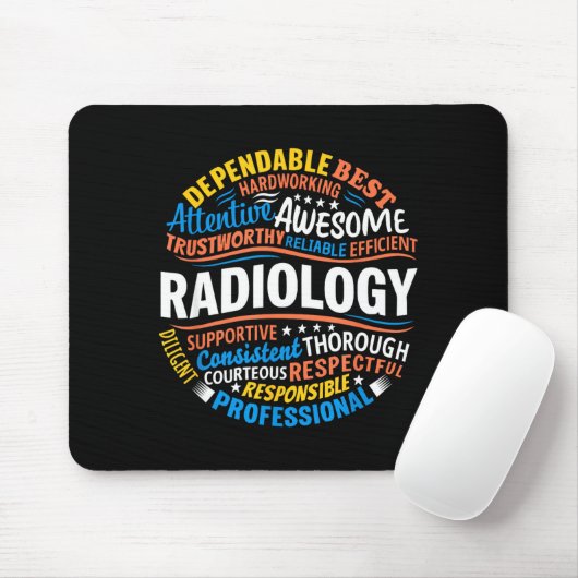 Radiology Funny Rad Tech Week Appreciation Radiolo Muismat (Met muis)