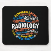 Radiology Funny Rad Tech Week Appreciation Radiolo Muismat (Voorkant)