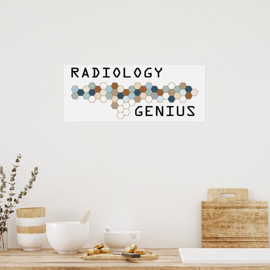 Radiology Genius Poster (Keuken)