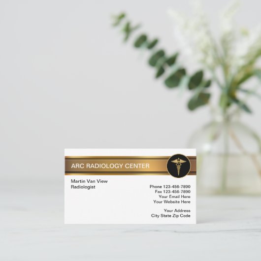 Radiology Lab Visitekaartje (Staand voorkant)