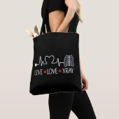 Radiology Live Love Rray Radiologist Technician Tote Bag (Dichtbij)