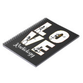 Radiology Love Radiologist Skeleton XRay Notitieboek (Linkerzijde)