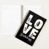 Radiology Love Radiologist Skeleton XRay   Planner (Display)