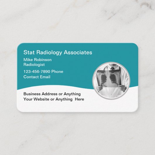 Radiology Medical Imaging Services Visitekaartje (Voorkant)