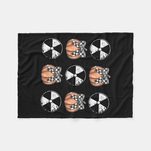 Radiology Pumpkin Coquette Fall Autumn Xray Tech H Fleece Deken (Voorkant (Horizontaal))