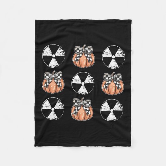 Radiology Pumpkin Coquette Fall Autumn Xray Tech H Fleece Deken (Voorkant)