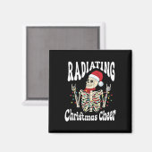 Radiology Radiating Christmas Cheer X-ray Rad Tech Magneet (Voorkant / Achterkant)
