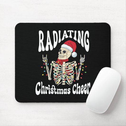 Radiology Radiating Christmas Cheer X-ray Rad Tech Muismat (Met muis)