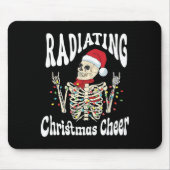 Radiology Radiating Christmas Cheer X-ray Rad Tech Muismat (Voorkant)