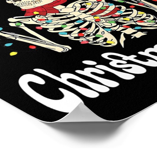 Radiology Radiating Christmas Cheer X-ray Rad Tech Poster (Hoek)