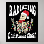 Radiology Radiating Christmas Cheer X-ray Rad Tech Poster (Voorkant)