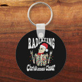 Radiology Radiating Christmas Cheer X-ray Rad Tech Sleutelhanger (Voorkant)