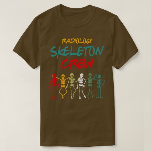 Radiology Skeleton Crew T-shirt (Design voorkant)