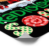 Radiology Squad Nurse Reindeer Buffalo Red Plaid C Poster (Hoek)