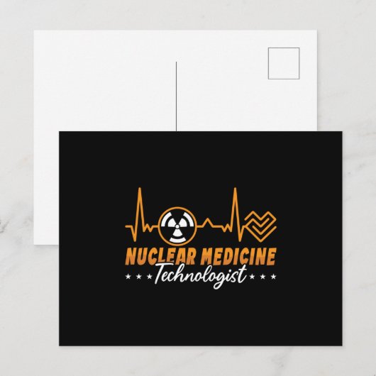 Radiology Tech Nuclear Medicinal Xray Briefkaart (Voorkant / Achterkant)
