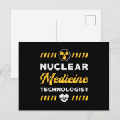 Radiology Tech Nuclear Medicinal Xray Briefkaart (Voorkant / Achterkant)