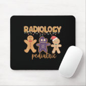 Radiology Tech Pediatric Christmas Gingerbread Man Muismat (Met muis)