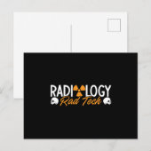 Radiology Tech Rad Medicine Technoloog Xray Briefkaart (Voorkant / Achterkant)