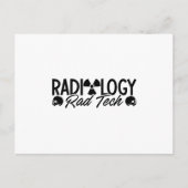 Radiology Tech Rad Medicine Xray Technoloog Briefkaart (Voorkant)