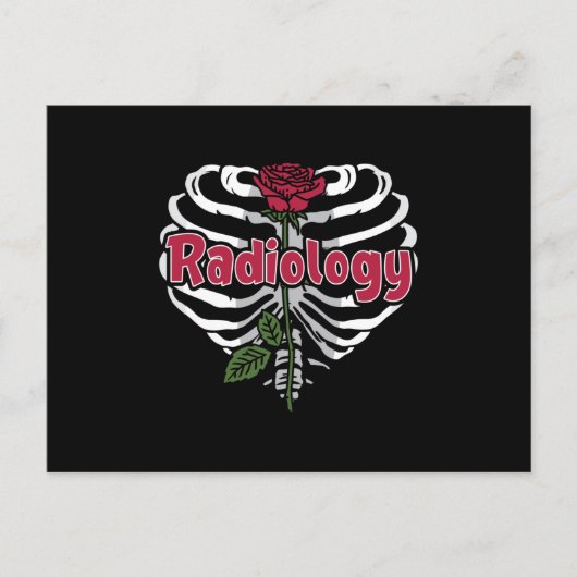Radiology Tech Rad Nurse Xray Flower Technologist Briefkaart (Voorkant)