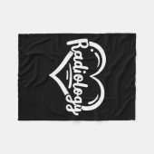 Radiology Tech Technician X-ray Tech X-ray Technol Fleece Deken (Voorkant (Horizontaal))