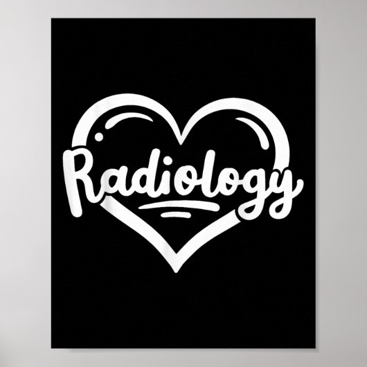 Radiology Tech Technician X-ray Tech X-ray Technol Poster (Voorkant)