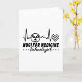 Radiology Tech Xray Nuclear Medicine Technoloog Kaart (Gele Bloem)