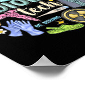 Radiology Technician Christmas Rad Tech X-ray Tech Poster (Hoek)