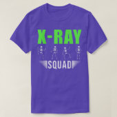 Radiology Xray Skeletons Funny Radiologist Squad T-shirt (Design voorkant)