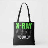 Radiology Xray Skeletons Funny Radiologist Squad Tote Bag (Voorkant)