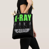 Radiology Xray Skeletons Funny Radiologist Squad Tote Bag (Dichtbij)