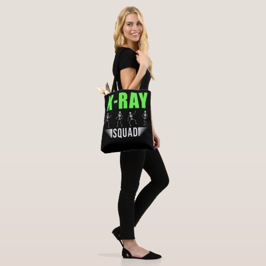 Radiology Xray Skeletons Funny Radiologist Squad Tote Bag (Op model)