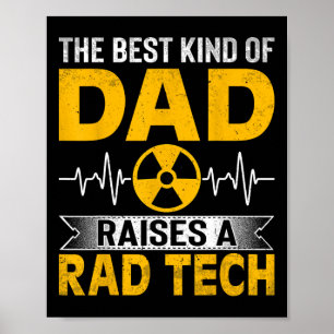 Radiology Xray Tech's vader De beste soort vader v Poster