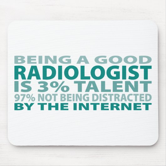 Radioloog 3% Talent Muismat (Voorkant)