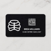 Radioloog aangepaste QR Visitekaartje (Voorkant)