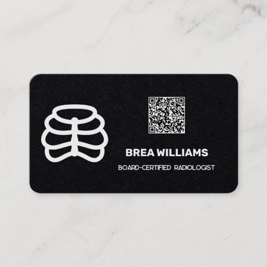 Radioloog aangepaste QR Visitekaartje (Voorkant)